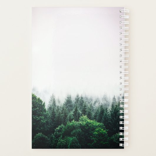 Bespaar de bomen zuurstof met een afbeelding met e planner (Achterkant)