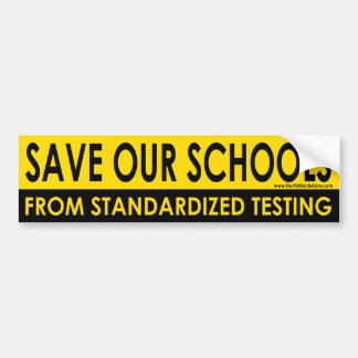 Bespaar de bumpersticker van onze scholen.