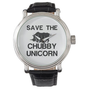 BESPAAR DE CHUBBY UNICORN RHINO HORLOGE