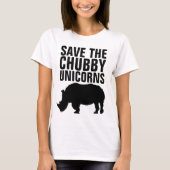BESPAAR DE CHUBBY UNICORNS Funny t-shirts (Voorkant)