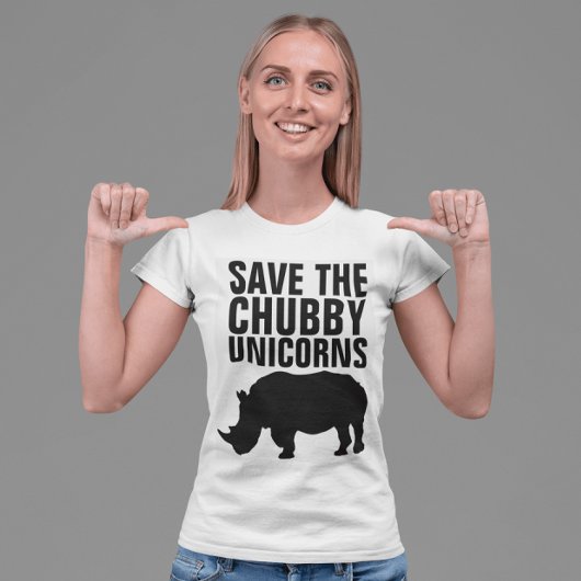 BESPAAR DE CHUBBY UNICORNS Funny t-shirts