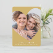 BESPAAR DE DATE Lgbetq modern lijst Kaart (Staand voorkant)