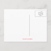 BESPAAR DE DATUM Briefkaart (Achterkant)