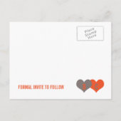 BESPAAR DE DATUM Briefkaart (Achterkant)