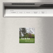 Bespaar de datum, de lente, de zomertuin. magneet (Insitu (Vaatwasser))