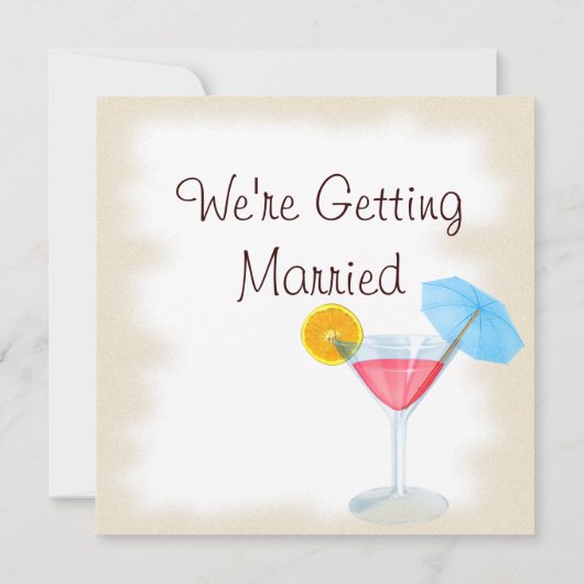 BESPAAR DE DATUM KAART - BEACH WEDING (Achterkant)