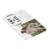 Bespaar de datum kalender-land magneet (Rechterzijde)