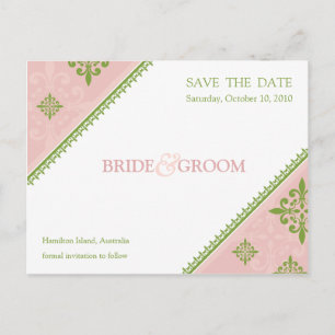 BESPAAR DE DATUM : leisteen 10 Aankondigingskaart