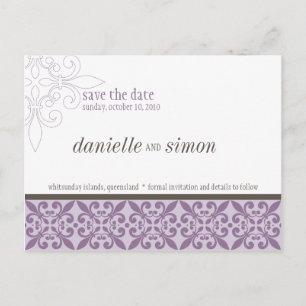 BESPAAR DE DATUM : vers 2 Aankondigingskaart