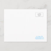 BESPAAR de Datum voor het Fabulous Las Vegas Brief Aankondigingskaart (Achterkant)