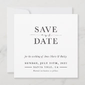 BESPAAR DE DATUM waarop het aangepaste ontwerp Ann Kaart (Voorkant)