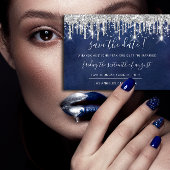 Bespaar de datum waarop papierkraft Silver Grey Dr Save The Date