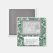 BESPAAR DE DATUM WEDING FAVOR MAGNET (Voorkant / Achterkant)