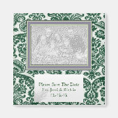 BESPAAR DE DATUM WEDING FAVOR MAGNET (Voorkant)