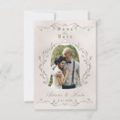 BESPAAR DE DATUURKAART | Elegant Roos Beauty Save The Date (Voorkant)