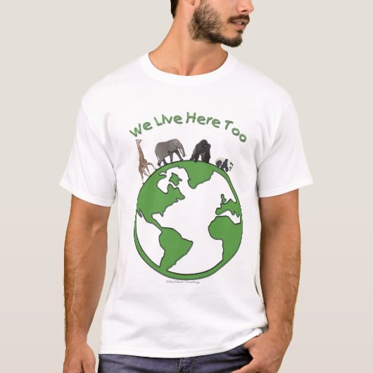 Bespaar de dieren t-shirt (Voorkant)