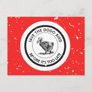 BESPAAR DE DODO BIRD BRIEFKAART