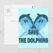 BESPAAR DE DOLPHINS BRIEFKAART (Voorkant / Achterkant)