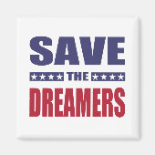 Bespaar de dromers magneet (Voorkant)