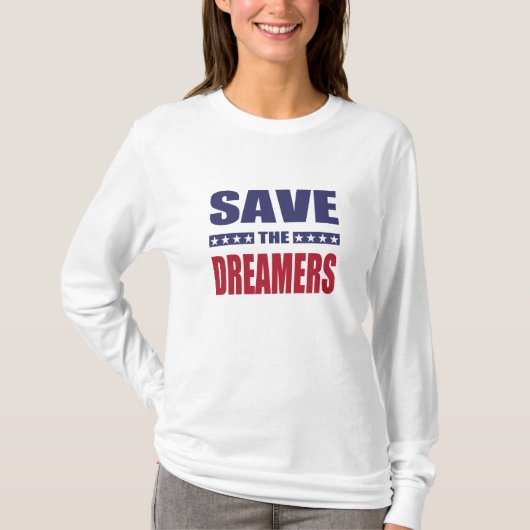 Bespaar de dromers t-shirt (Voorkant)