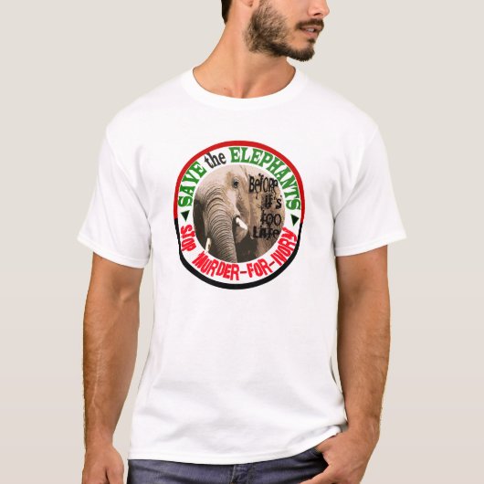 BESPAAR DE ELEPHANTS T-SHIRT (Voorkant)