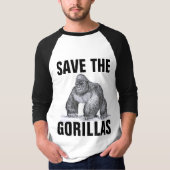 BESPAAR DE GORILLAS T-SHIRTS (Voorkant)