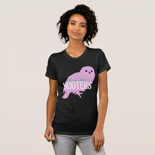 Bespaar de grappige borstkankerwaarschuwing t-shirt (Voorkant volledig)