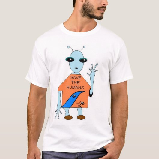 Bespaar de Humans T-shirt (Voorkant)