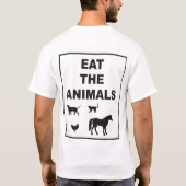 Bespaar de Humans T-shirt (Achterkant)