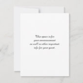 Bespaar de Kaart Datum overdag (Achterkant)