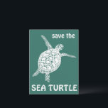 Bespaar de klimaatverandering door de schildpad va briefkaart<br><div class="desc">Kijk eens naar deze mooie kunst,  hand gemaakt door mij voor je! Voel je vrij om je eigen tekst toe te voegen of de kleuren te wijzigen. Bezoek mijn winkel voor meer! Als je iets wilt,  kun je contact opnemen met mijn contactgegevens op mijn winkelpagina.</div>