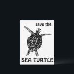 Bespaar de klimaatverandering door de schildpad va briefkaart<br><div class="desc">Kijk eens naar deze mooie kunst,  hand gemaakt door mij voor je! Voel je vrij om je eigen tekst toe te voegen of de kleuren te wijzigen. Bezoek mijn winkel voor meer! Als je iets wilt,  kun je contact opnemen met mijn contactgegevens op mijn winkelpagina.</div>