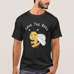 Bespaar de klimaatverandering van bijen op het mil t-shirt