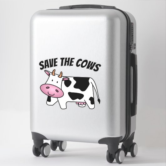 BESPAAR DE KOE KOE AUTO DECAL STICKER (Koffer)