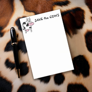 Bespaar de Koeien de rechten van dieren Post-it® Notes