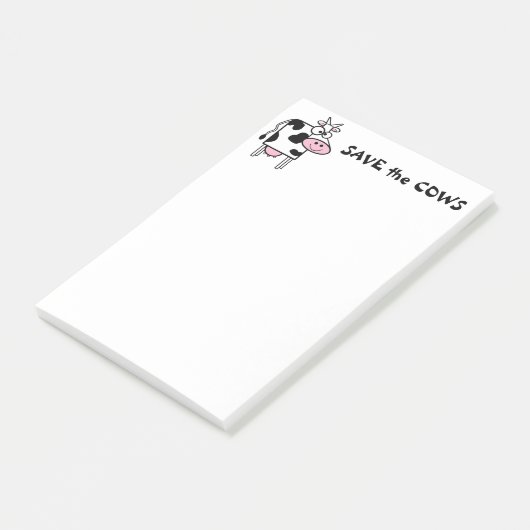 Bespaar de Koeien de rechten van dieren Post-it® Notes (Schuin)