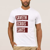 BESPAAR DE KROISSANTEN T-SHIRT (Voorkant)