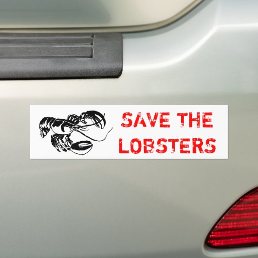 BESPAAR DE LOBSTERS BUMPERSTICKER (Op auto)