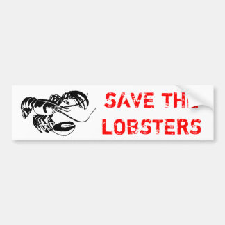 BESPAAR DE LOBSTERS BUMPERSTICKER