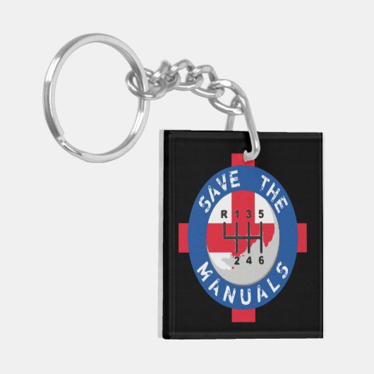 BESPAAR DE MANUALS SLEUTELHANGER (Voorkant Links)