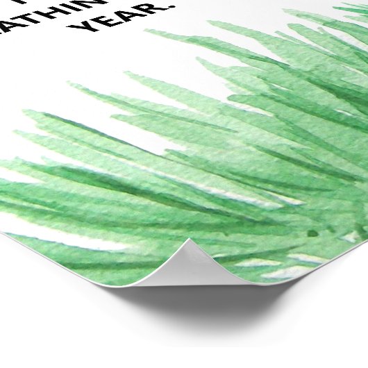 Bespaar de milieubeschermingsfeiten van bomen poster (Hoek)