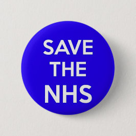 BESPAAR DE NHS BACK BADGE PIN RONDE BUTTON 5,7 CM
