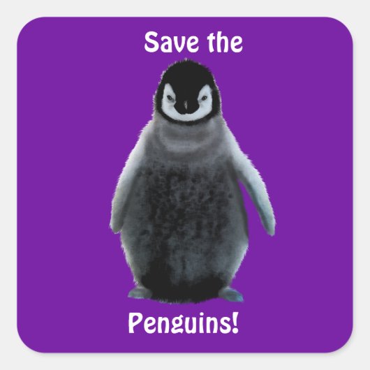 BESPAAR DE PENGUINES Wildlife Support Stickers (Voorkant)