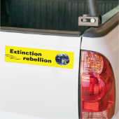 Bespaar de planeet en het station minder (rebellie bumpersticker (Op Truck)