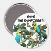 BESPAAR DE RAINFOREST MAGNEET (Voorkant / Achterkant)