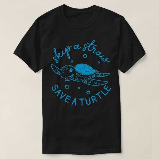 Bespaar de schildpadden op de Dag van de Aarde T-shirt (Design voorkant)