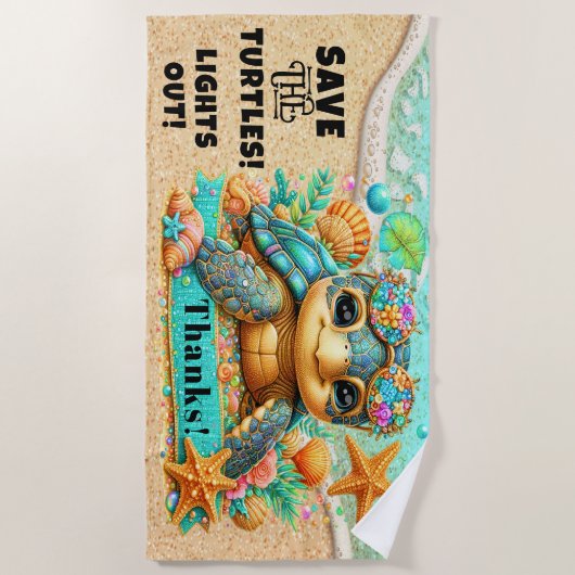 BESPAAR DE TURTLS STRANDLAKEN (Voorkant)