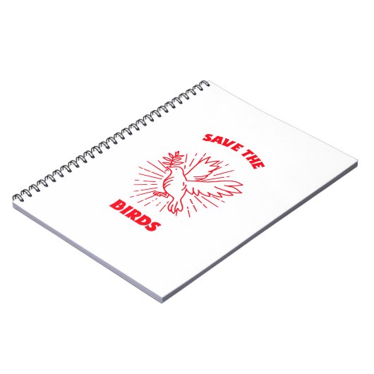 Bespaar de vogels notitieboek (Linkerzijde)