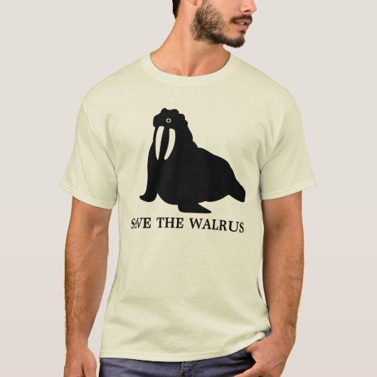 BESPAAR DE WALRUS T-SHIRT (Voorkant)