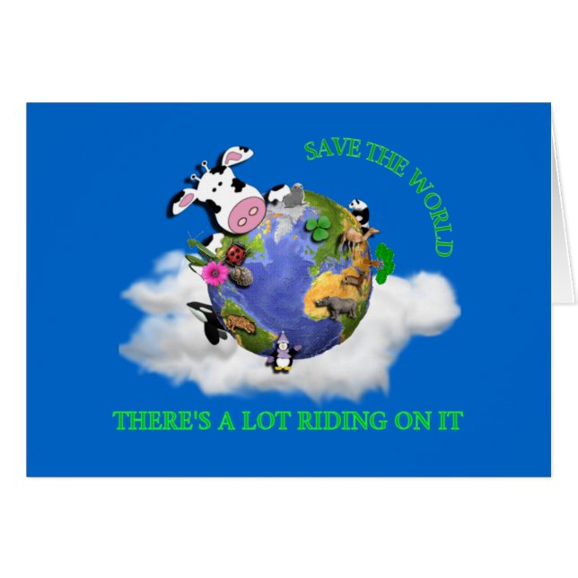 Bespaar de wereld (Voorkant Horizontaal)